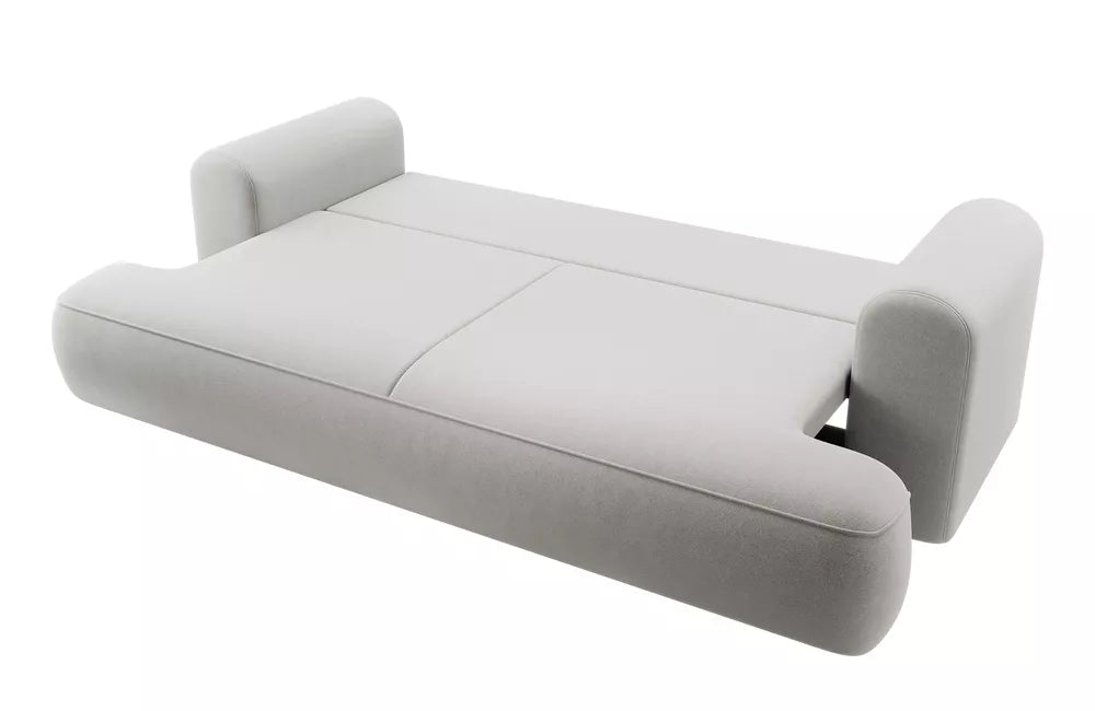 Trivietė sofa Ovo, pilka