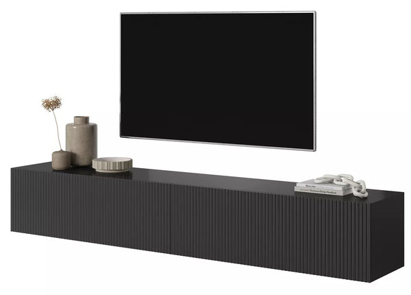 TV spintelė Veldio, juoda