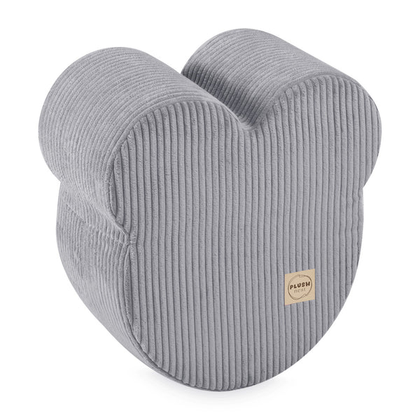 Pufas Meškiukas Plush Nest 46×25 cm, pilka, premium velvetas