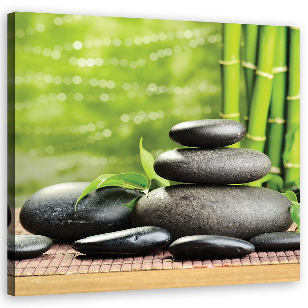 Paveikslas Ant Drobės, Akmenys palieka „Zen Spa“