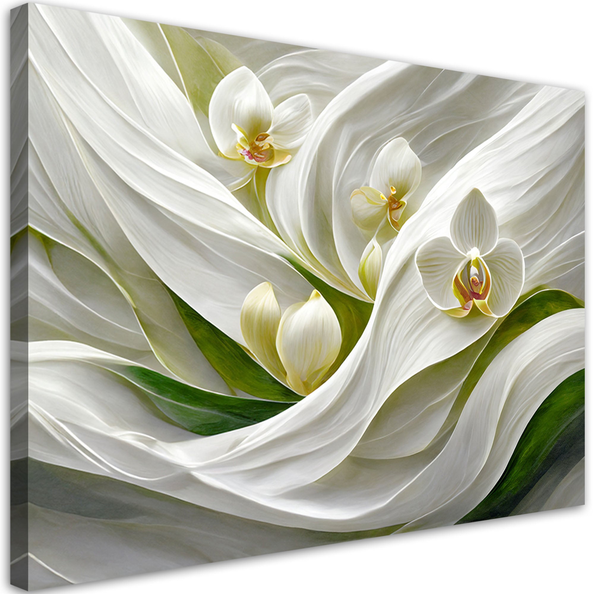 Paveikslas Ant Drobės, Orchidėjos abstraktus 3D
