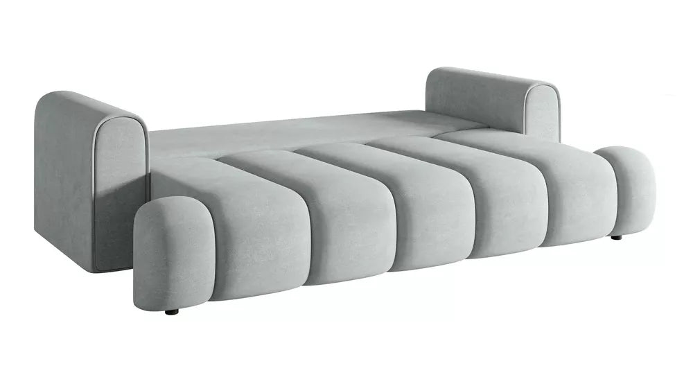 Trivietė sofa Dandelino, šviesiai pilka