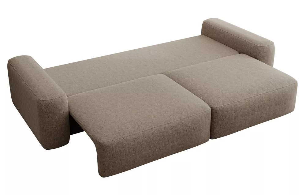 Trivietė sofa Carnos, šviesiai ruda
