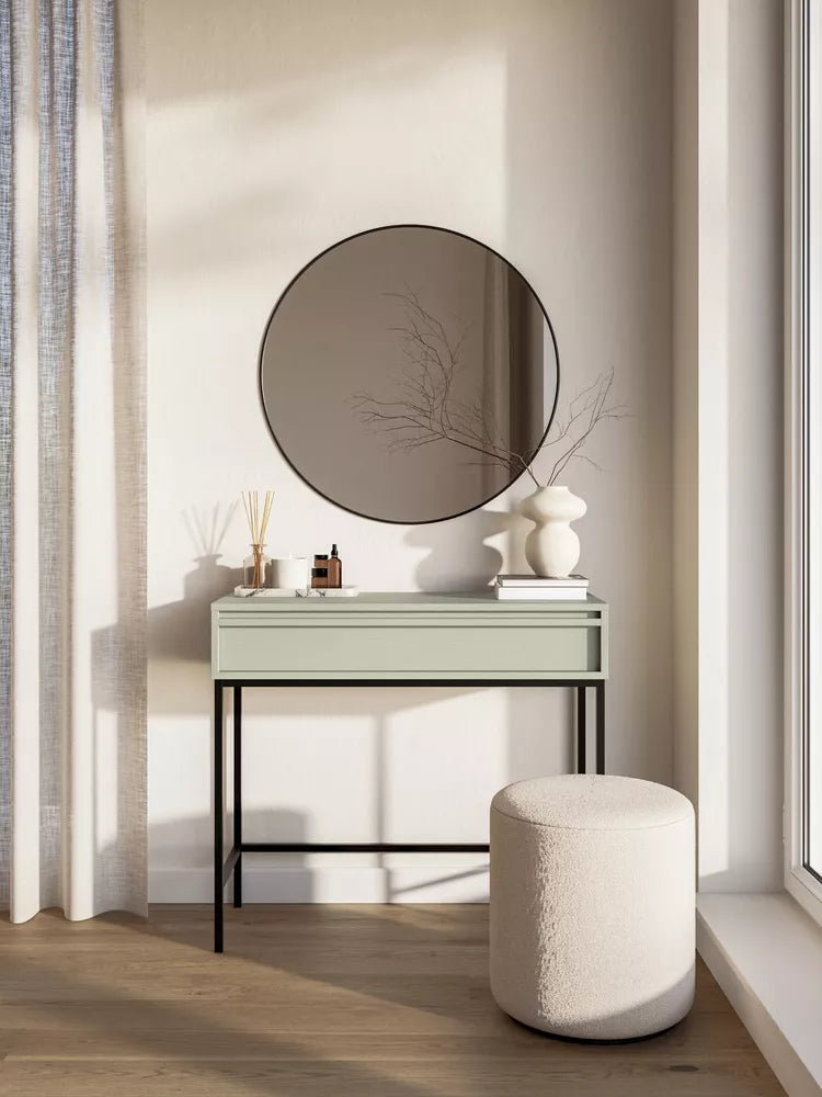 Konsolė Evo su stalčiumi ir 90 cm rėmu, Salotinė