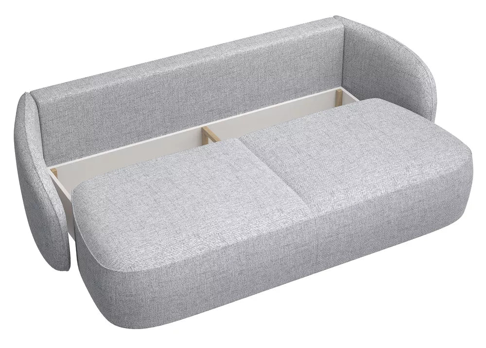 Trivietė sofa Savoy, šviesiai pilka