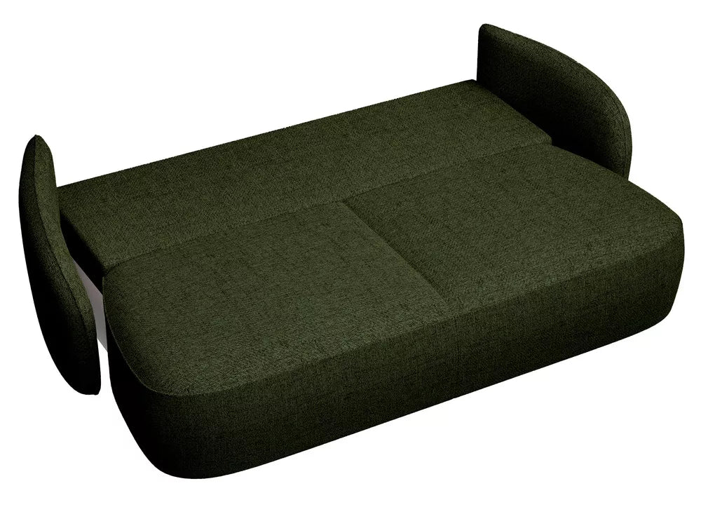 Trivietė sofa Savoy, alyvuogių spalvos
