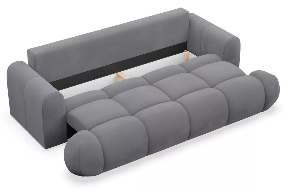 Trivietė sofa Ombo Doce, pilka