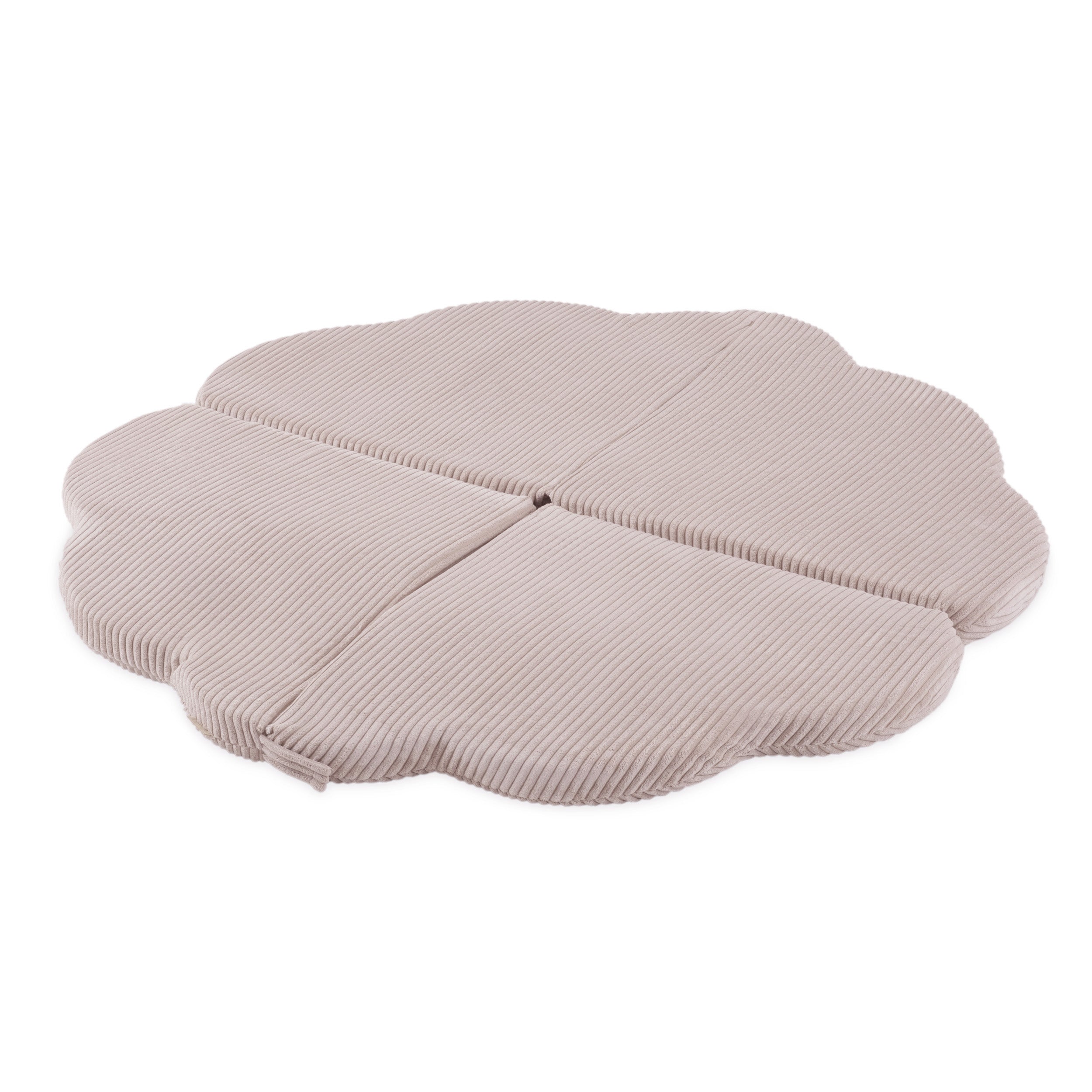 Gėlės formos kilimėlis Plush Nest 115×115×5 cm, šviesiai rožinė, premium velvetas