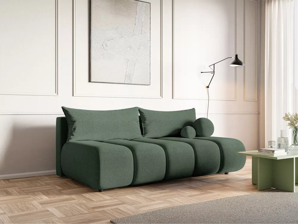 Trivietė sofa Dandelino Mini, šalavijo spalvos