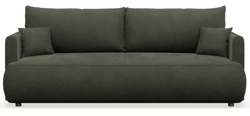 Trivietė sofa Ovo mini, alyvuogių spalvos