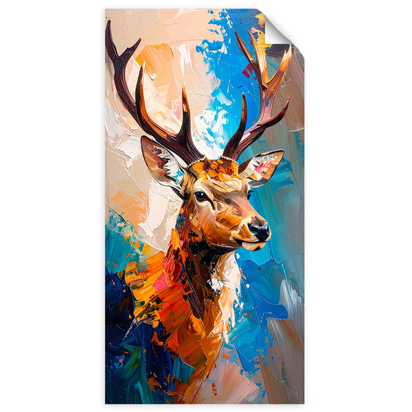 Lipni plakatas, Deer Nature imitaciniai dažai