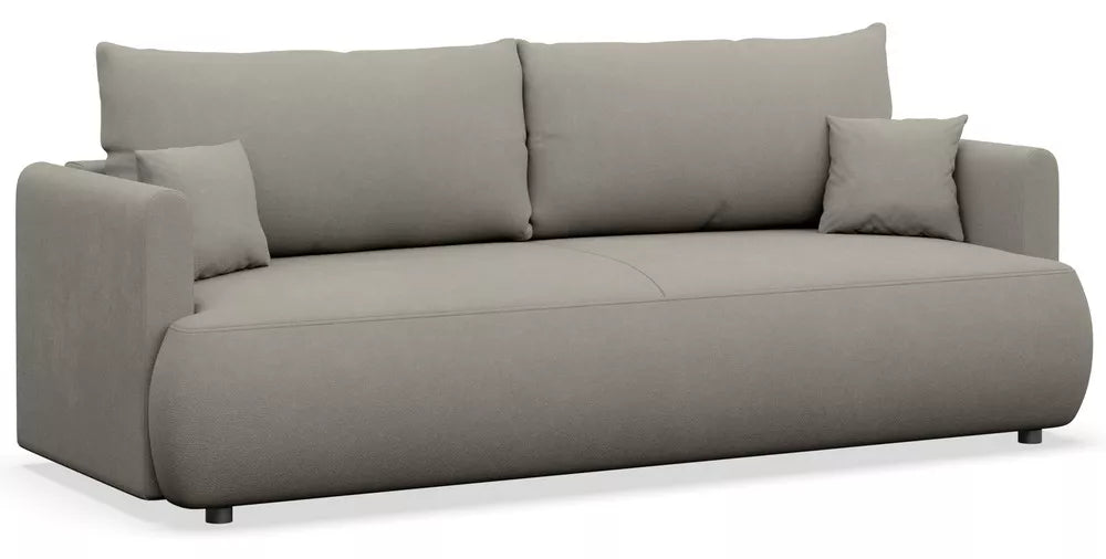 Trivietė sofa Ovo mini, šviesiai pilka