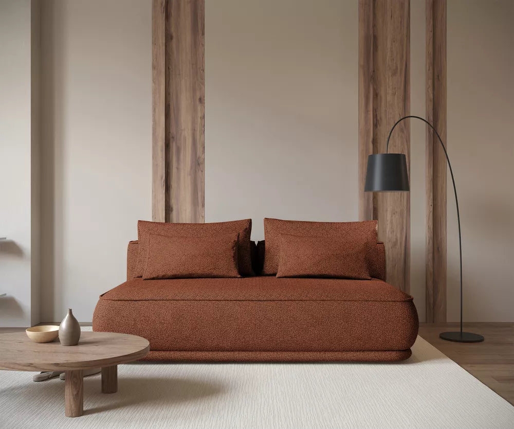 Trivietė sofa Leanno, vario spalvos