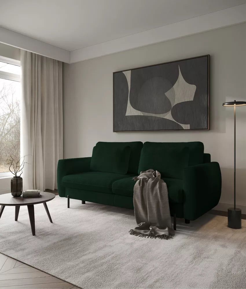 Trijų vietų sofa Rane, žalia