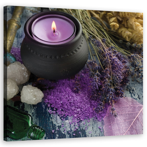 Paveikslas Ant Drobės, Violetinė zen SPA žvakė