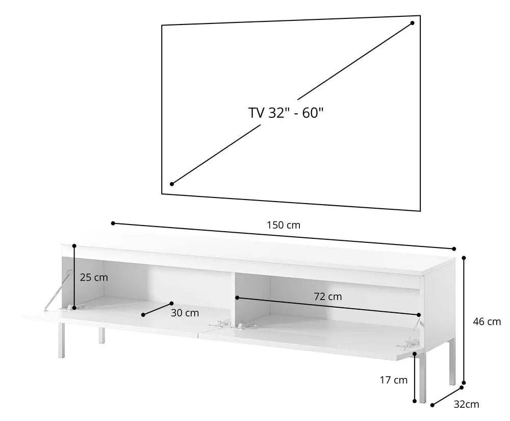 TV spintelė Bemmi, tamsiai žalia