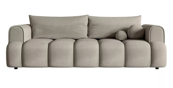 Trivietė sofa Dandelino, pilka
