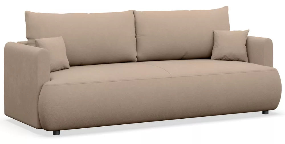 Trivietė sofa Ovo mini, smėlinė