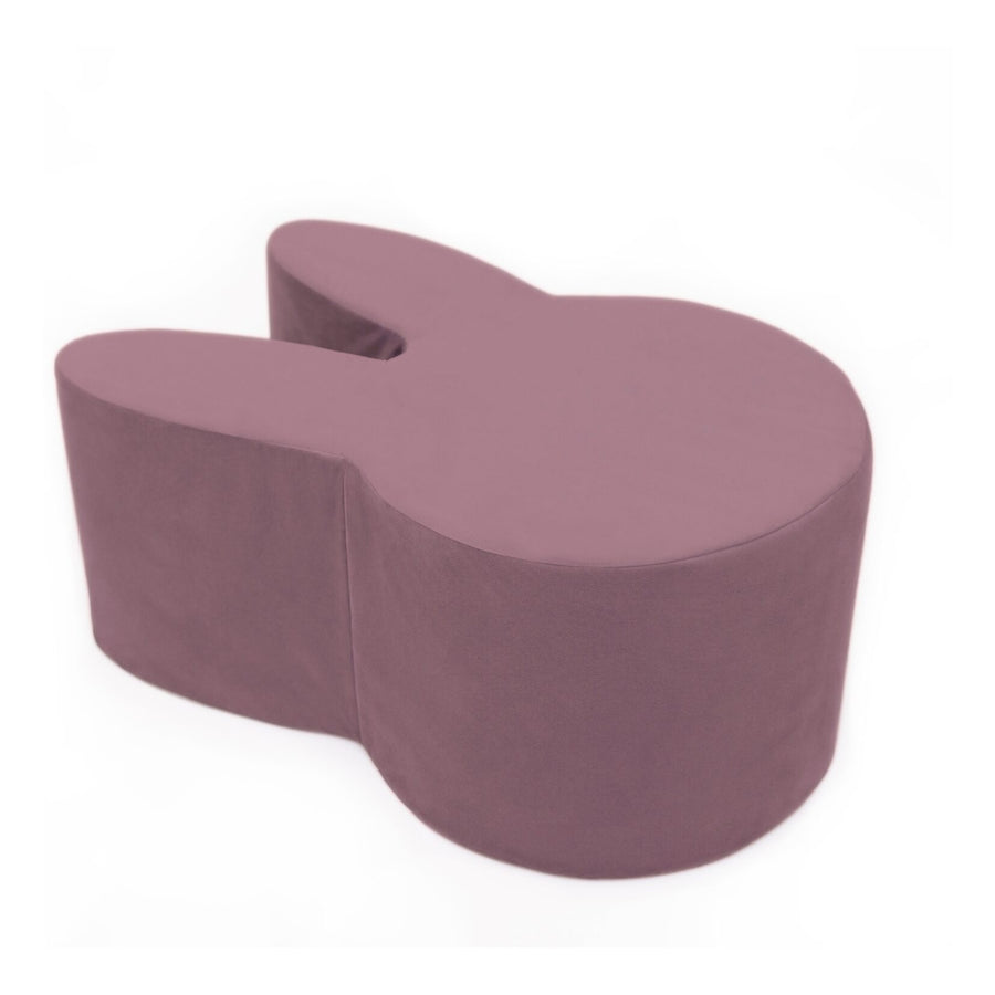 Pufas Plush Nest 67×30 cm, alyvinė, velvetas