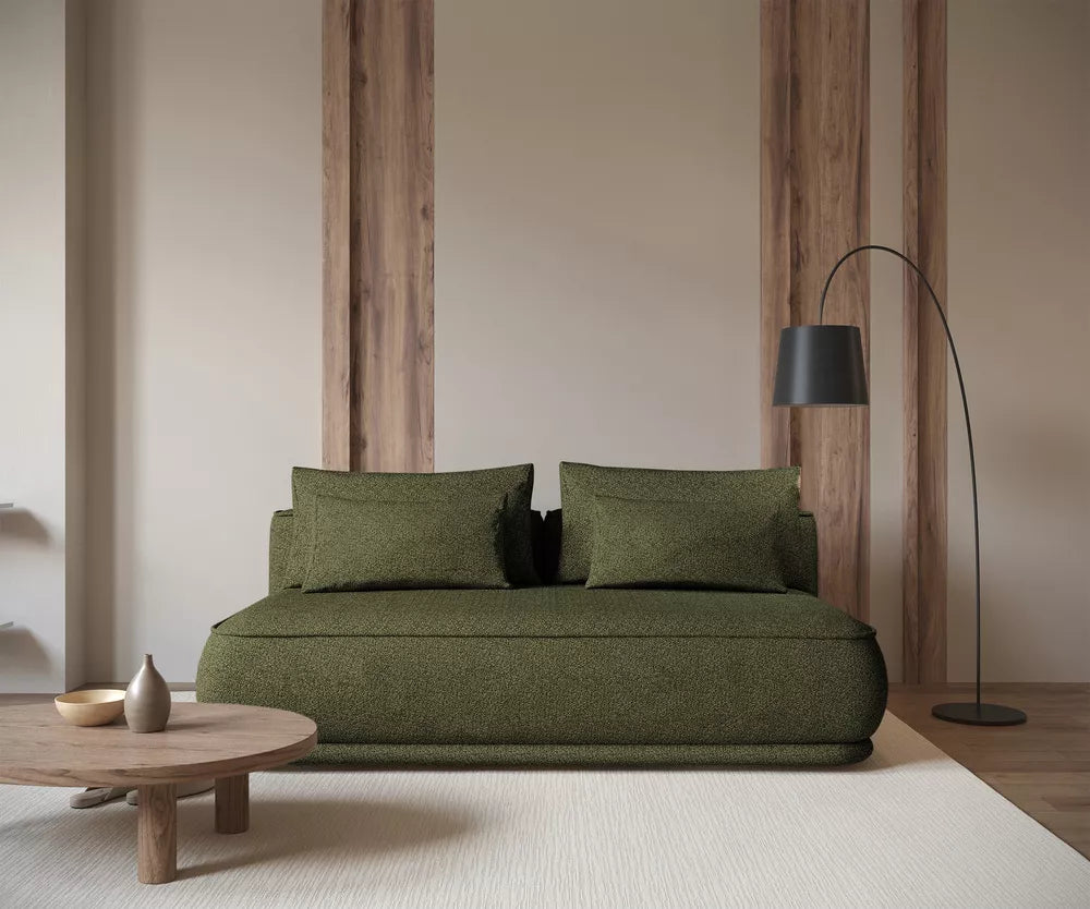Trivietė sofa Leanno, alyvuogių spalva