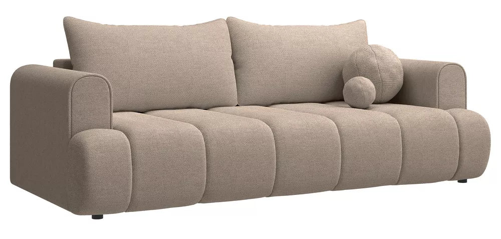 Trivietė sofa Dandelino, smėlinė