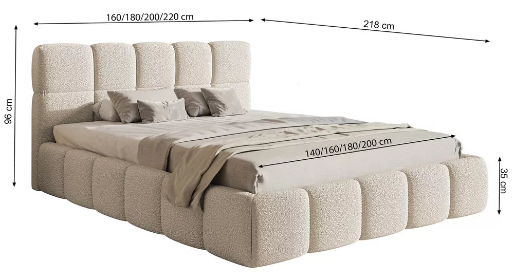 Sıvı apsorbsiją savybių turintis (hydrofobinis) vario spalvos "Cloudy" 160x200 cm gobeleno ir audinio tipo baldinės skaidulos kartu su konteineriu