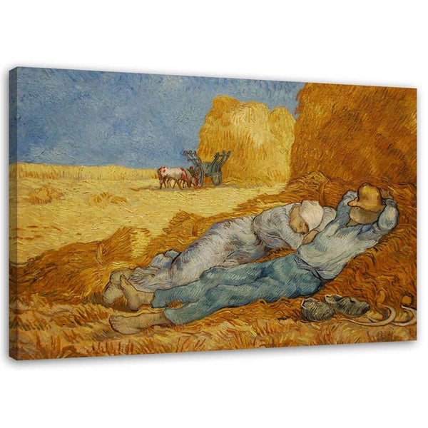 Paveikslas Ant Drobės, Siesta - V. Van Goghas reprodukcija