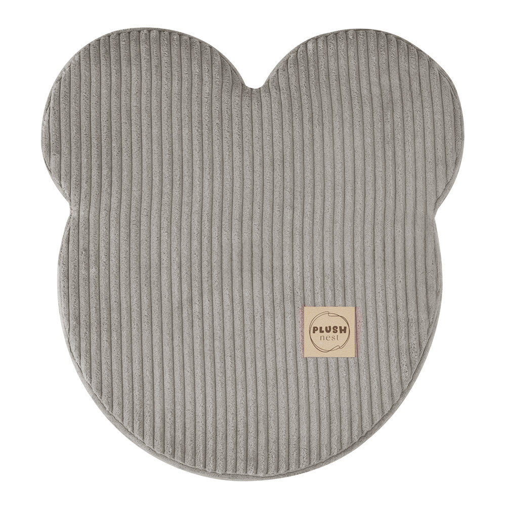 Pufas Meškiukas Plush Nest 46×25 cm, smėlio, premium velvetas