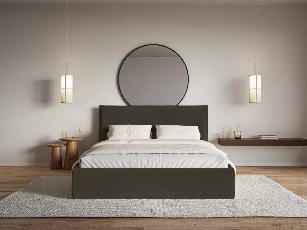 Lova Softie Slim, tamsiai žalia, 140x200 cm