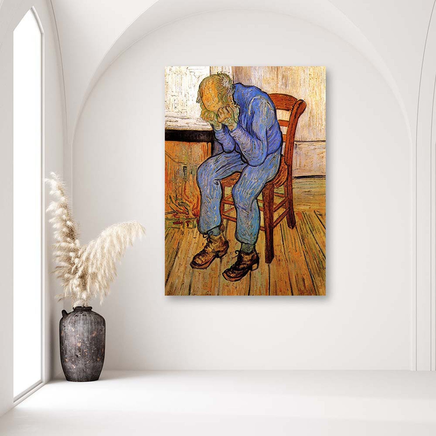Paveikslas Ant Drobės, Senis liūdesys - V. van Goghas reprodukcija