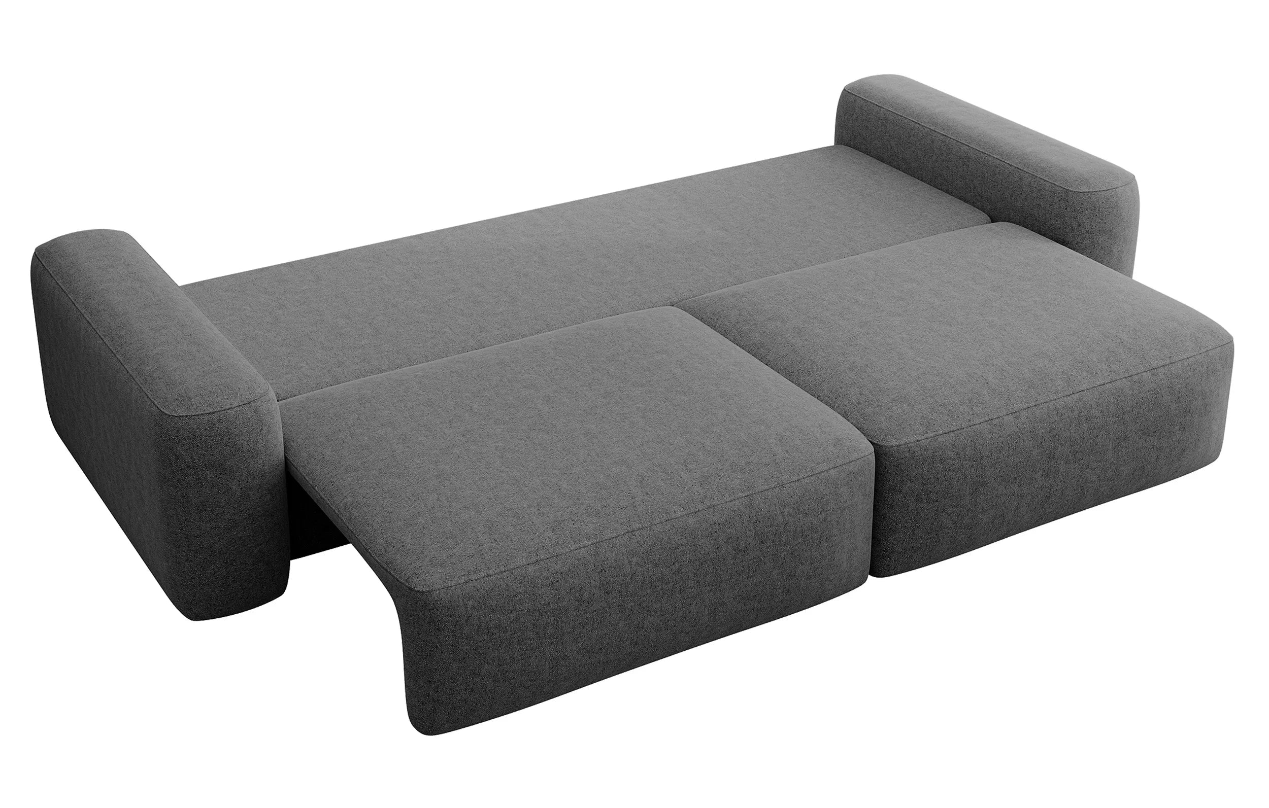 Trivietė sofa Carnos, tamsiai pilka