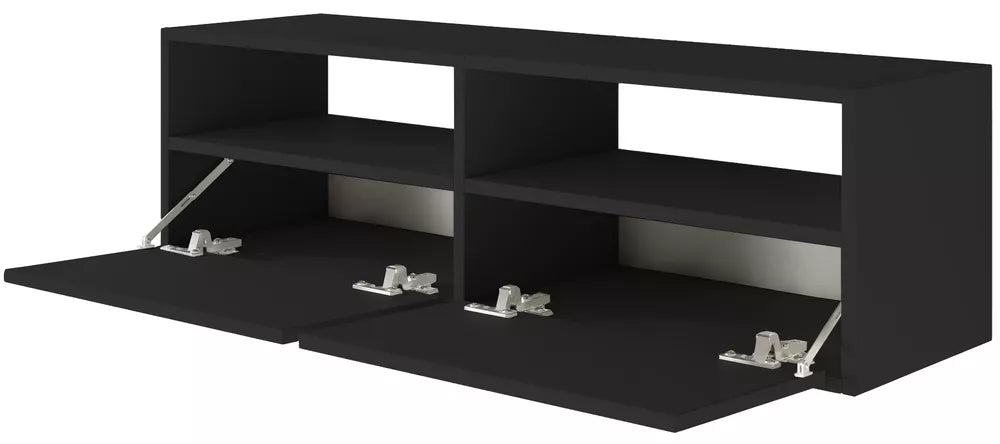 Pakabinama TV spintelė Framme, juoda
