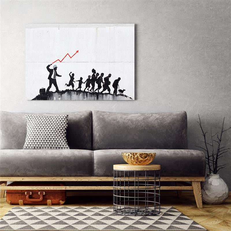 Paveikslas Ant Drobės, Banksy Ecomonic politika
