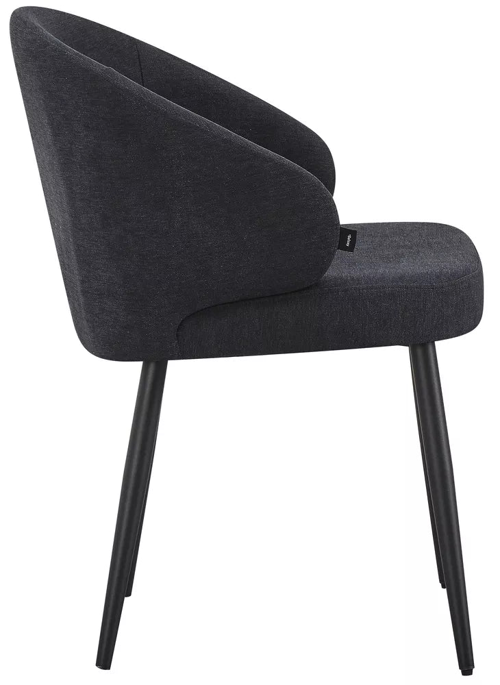 Minkšta kėdė Atiblle, grafitinė