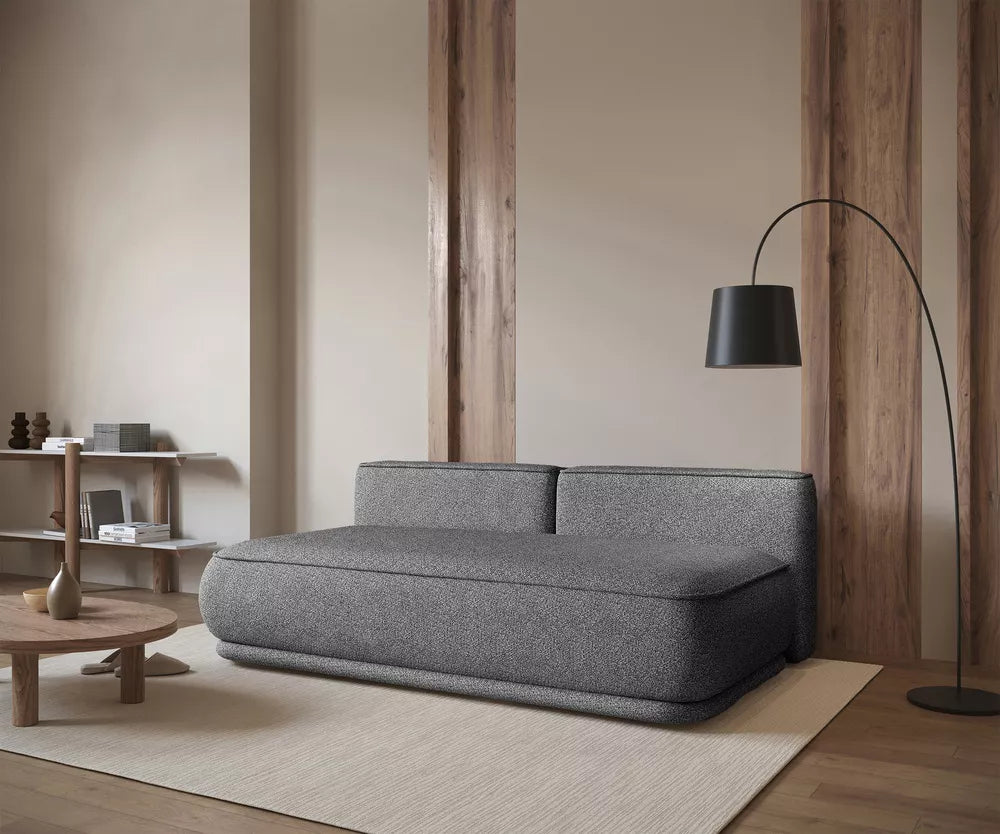 Trivietė sofa Leanno, pilka