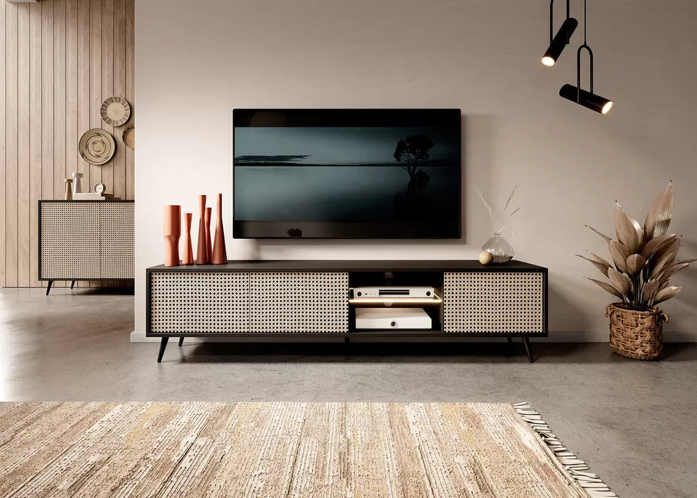 TV spintelė Bello, smėlinė