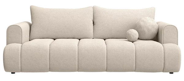 Trivietė sofa Dandelino, šviesiai smėlinė