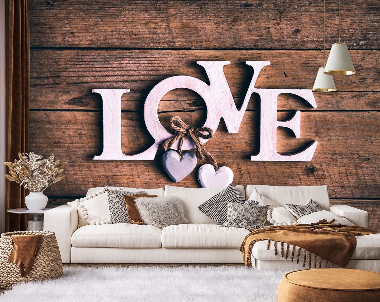 Fototapetai, su užrašu Love
