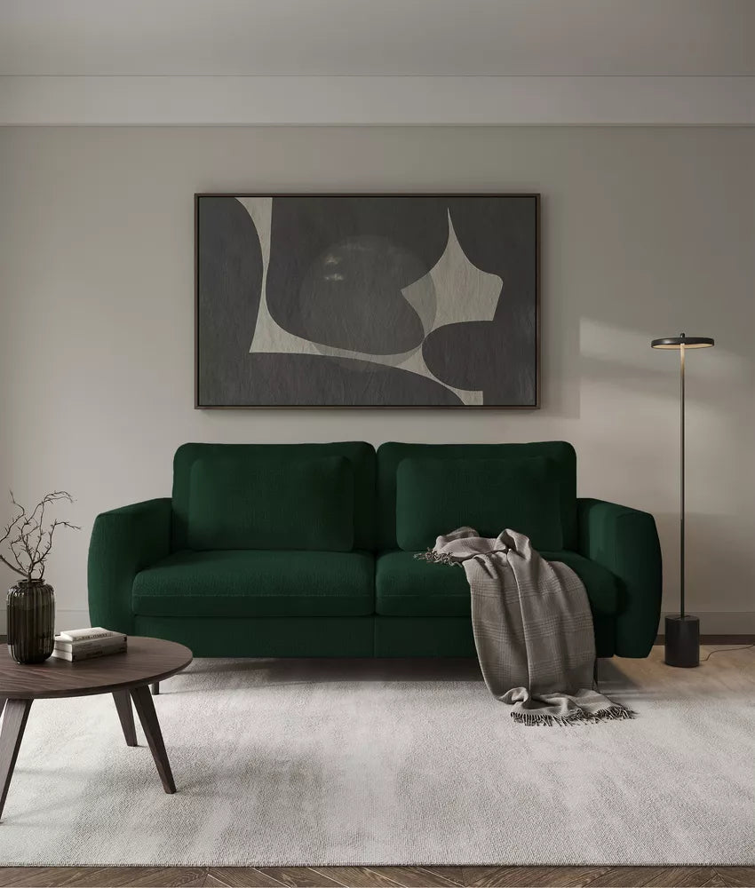 Trijų vietų sofa Rane, žalia