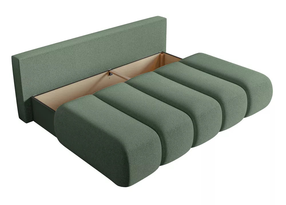 Trivietė sofa Dandelino Mini, šalavijo spalvos