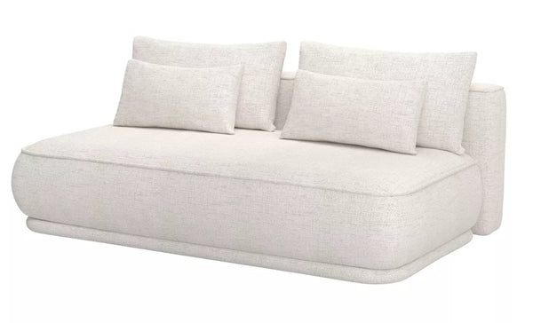 Trijų vietų sofa-lova Leanno, kreminė