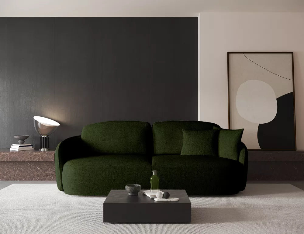 Trivietė sofa Savoy, alyvuogių spalvos