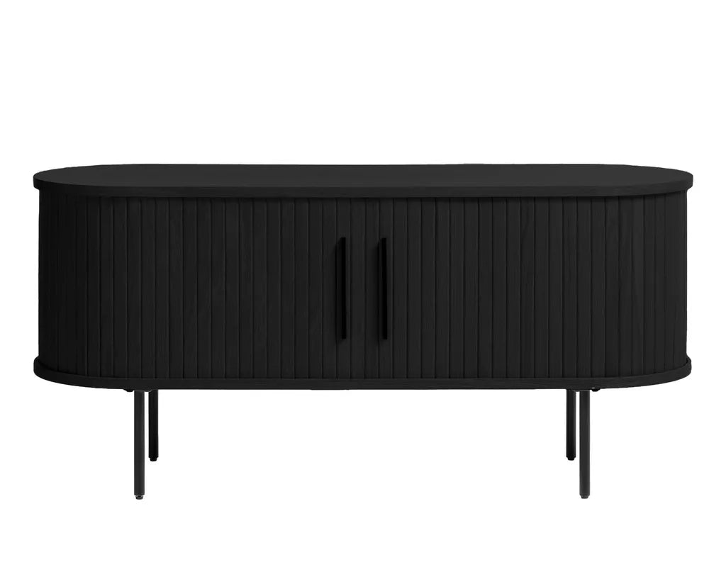 Televizoriaus spintelė Gativel 120 cm juodas ąžuolas
