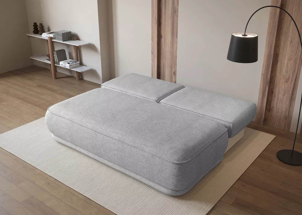 Trijų vietų sofa-lova Leanno, pilka