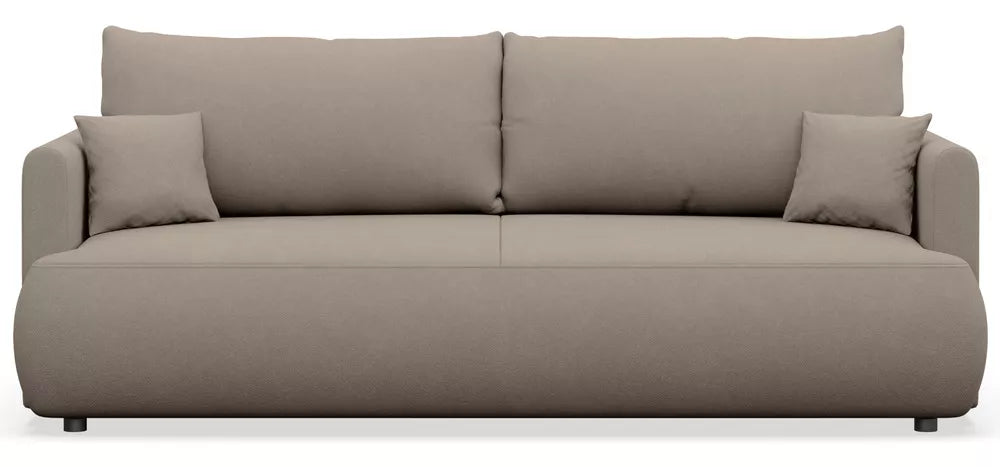 Trivietė sofa Ovo mini, pilkai smėlinė