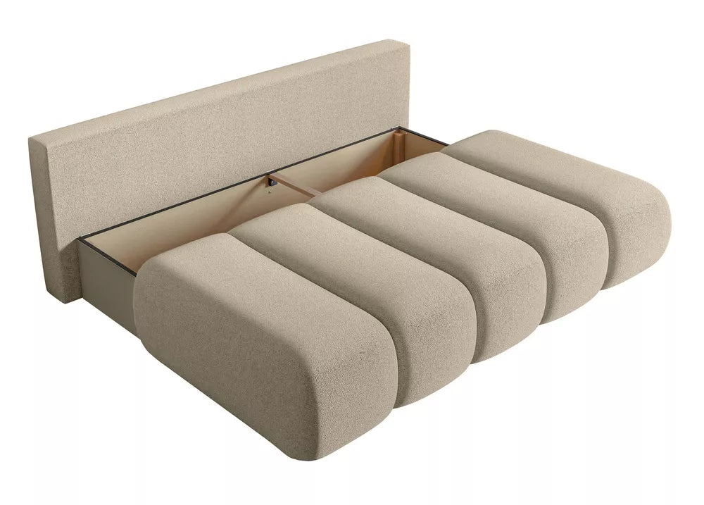 Trivietė sofa Dandelino Mini, šviesiai smėlinė