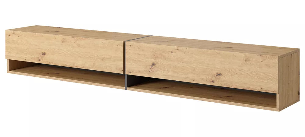 TV spintelė Mirrgo, artisan ąžuolo