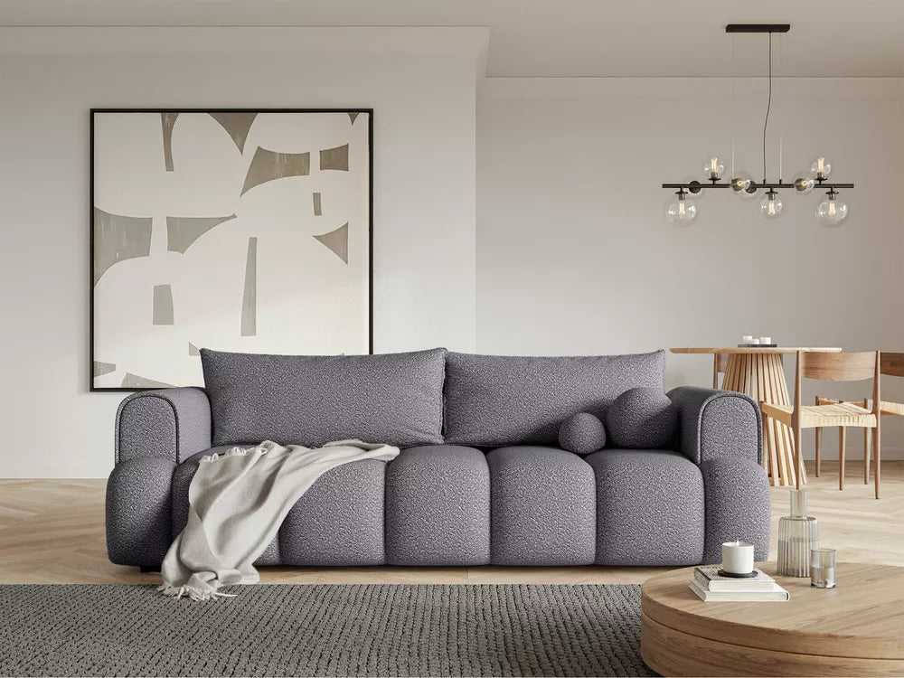 Trivietė sofa Dandelino, pilka