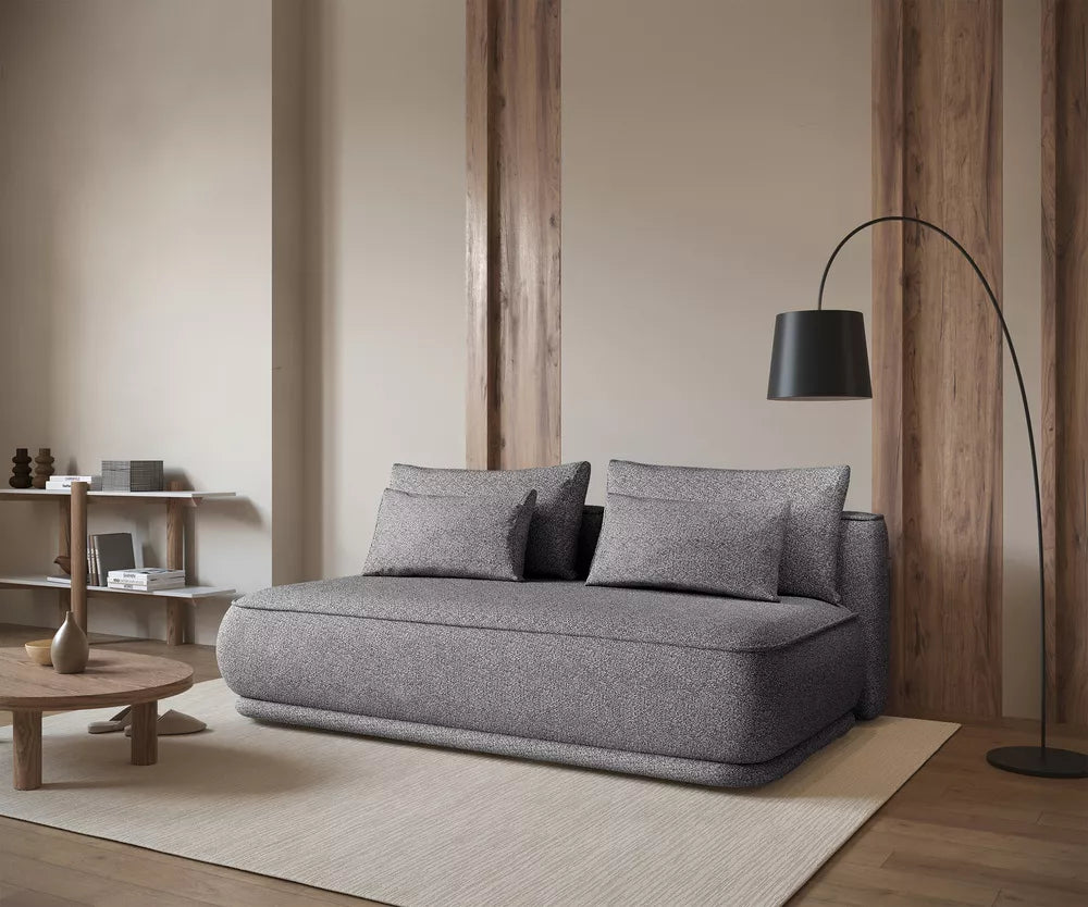 Trivietė sofa Leanno, pilka
