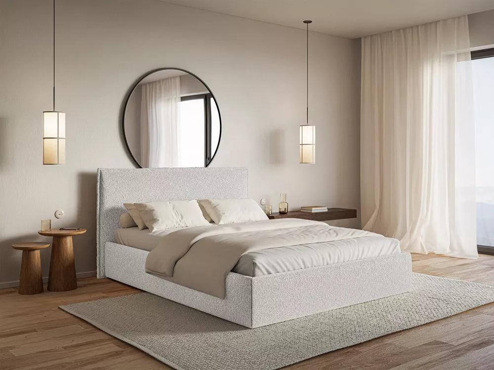 Lova Softie Slim, šviesiai pilka, 140x200 cm